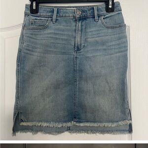 Abercrombie & Fitch Denim Frayed Hem Skirt size 25